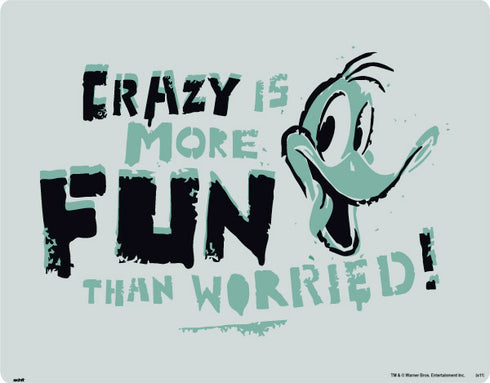 Looney Tunes Daffy Duck Crazy Xbox 360 Slim (2010) Skin